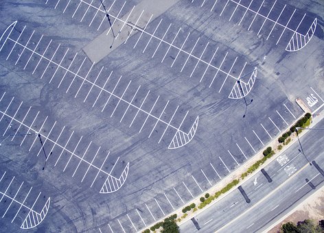 Free Drone Parking Lot photo and picture