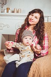 family, photoshoot, armchair