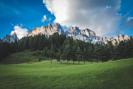 Bjerge, Dolomit, Landskab, Natur