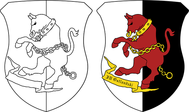 Free the grand duchy of ostlandu coat of arms ostland illustration