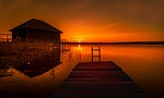 landscape, nature, sunset