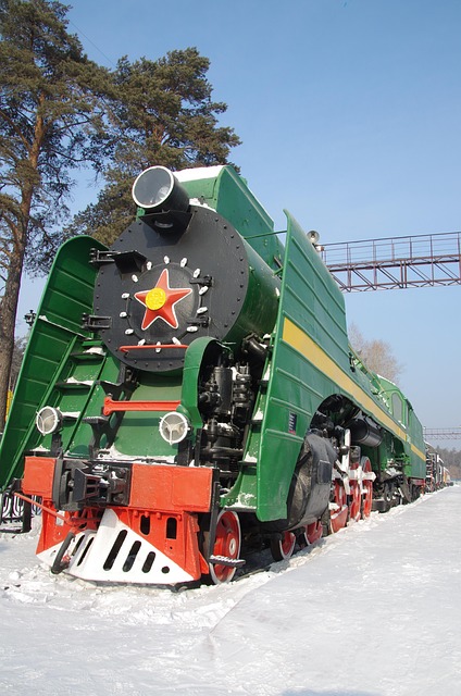 Free Steam Locomotive Winter photo and picture