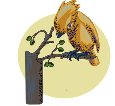 Free Bird Yellow vector and picture