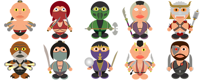 Free mortal kombat fan art icons illustration