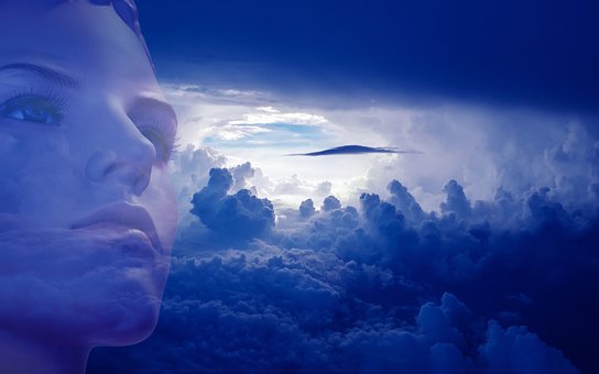 Paraíso, Nuvens, Emoção, Extenso, Humor