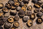food, shiitake mushrooms, dried