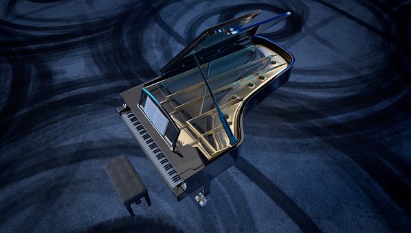 Piano, Wing, Keys, Classic, Instrument