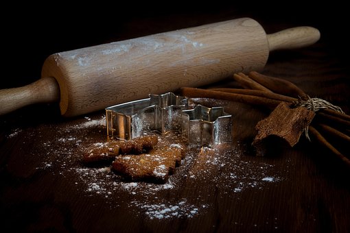Weihnachtsbäckerei, Kekse, Backen, Mehl