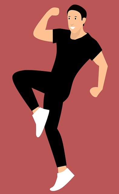 Free happy young man illustration