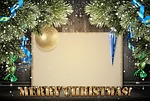 christmas, new year, postcard