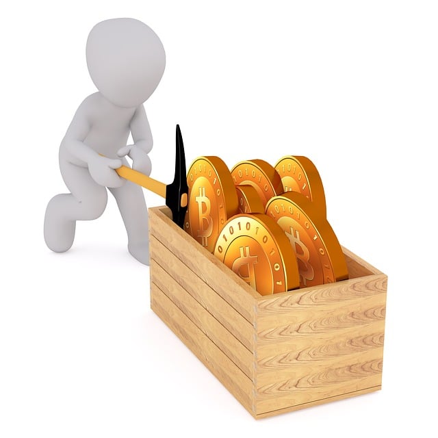 Free bitcoin mining mines illustration
