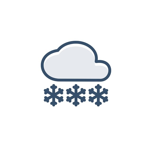 Free cloud snow snowflake vector