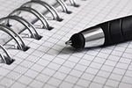 pen, diamonds, paper