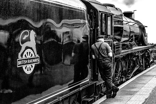 Eisenbahn, Lokomotive, Lok, Pause