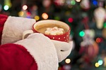 christmas, santa, cocoa