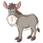 donkey, ass, animation