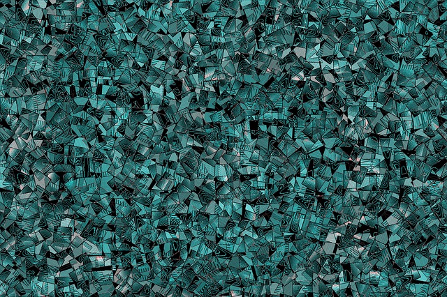Free blue cubism background illustration