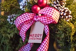 christmas, wreath, merry christmas