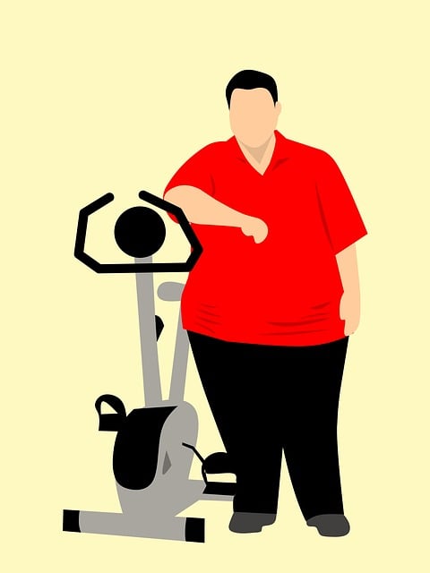 Free overweight body care body concern illustration