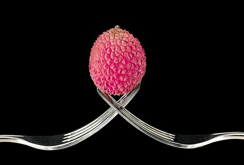 Free Lychees Forks photo and picture