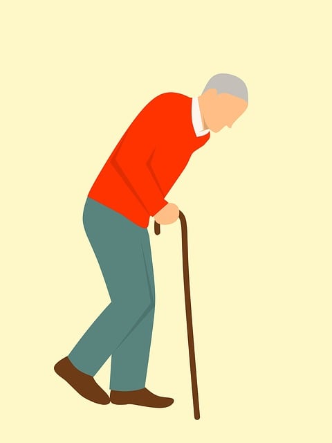Free old walk stick illustration