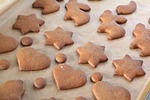 gingerbread, christmas, eating