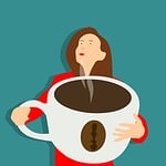 coffee, woman, girl