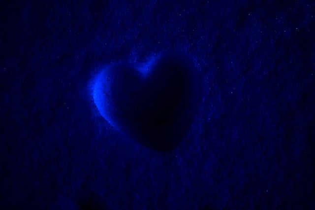 Download free HD stock image of Background Heart Free background heart blue illustration