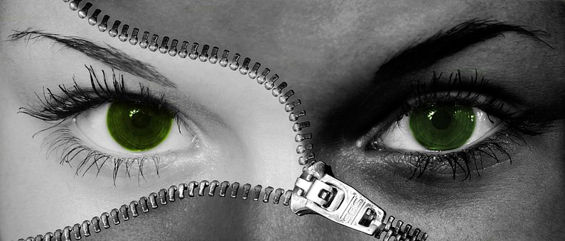 Mujer, Ojos, Componer, La Cara, Cerrar