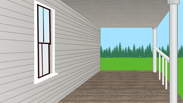Free porch house outdoors illustration