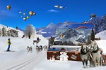 holiday, leisure, snow