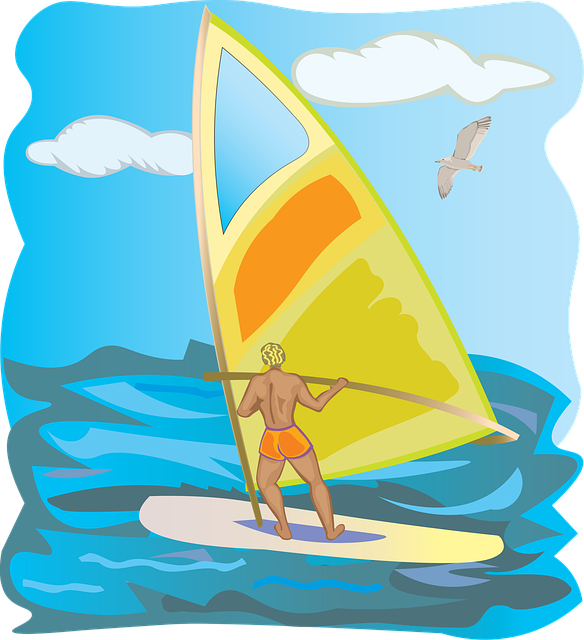Free sketch summer sea vector
