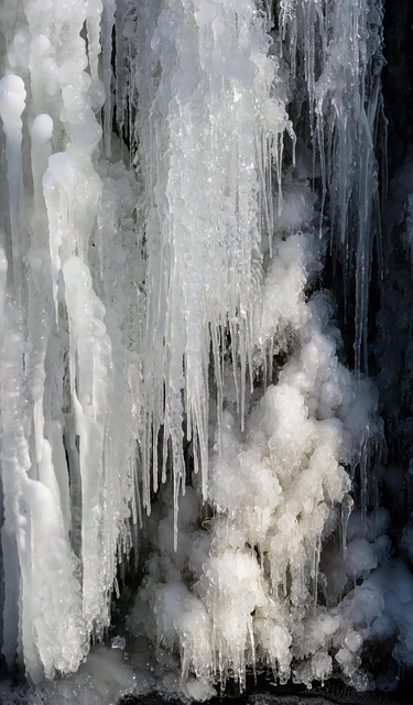 nature, waters, waterfall, ice cream, winter, season, icicle, frozen, cold, frozen water