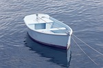 body of water, boat, reflection