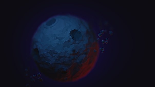 Natureza, Ciência, Fundo, Lua, Planeta