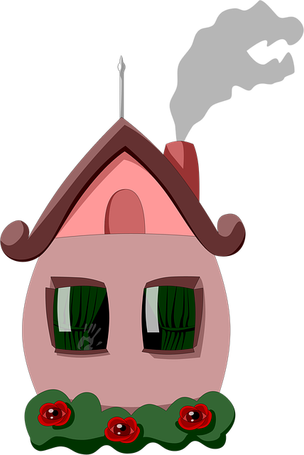 Free house creepy rustic illustration