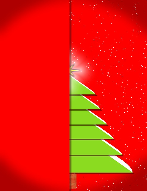 Natal, Feriado, Árvore, Cartão