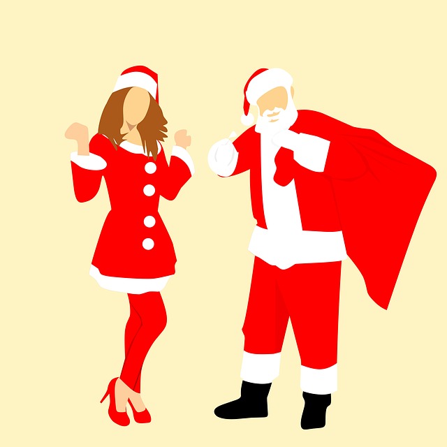 Free santa assistant christmas illustration