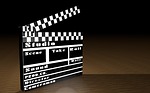 filmklappe, director flap, movie set