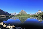 many glacier hotel, swiftcurrent lake, glacier national park
