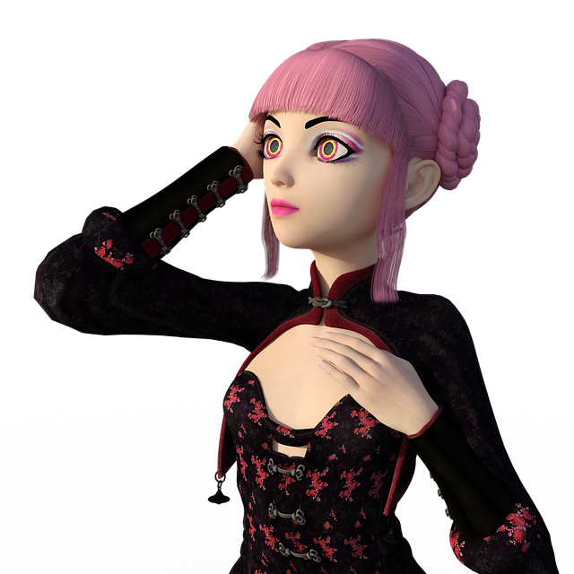 Manga, Mädchen, Cosplay, Schön, Comic