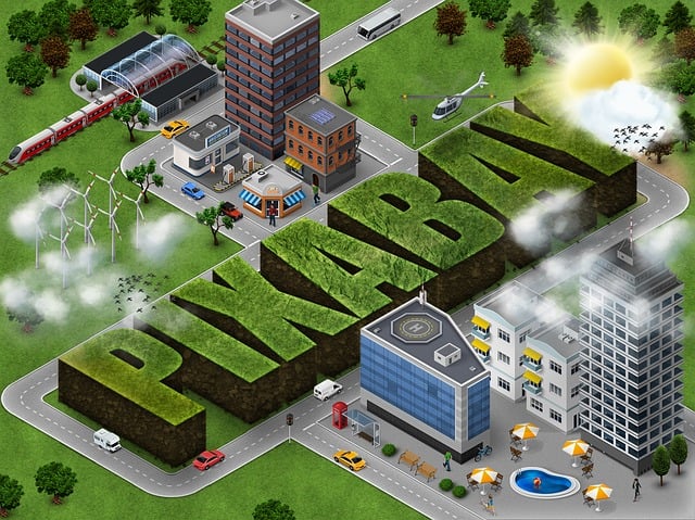 Technologie, Bedrijf, Kaart, Landschap