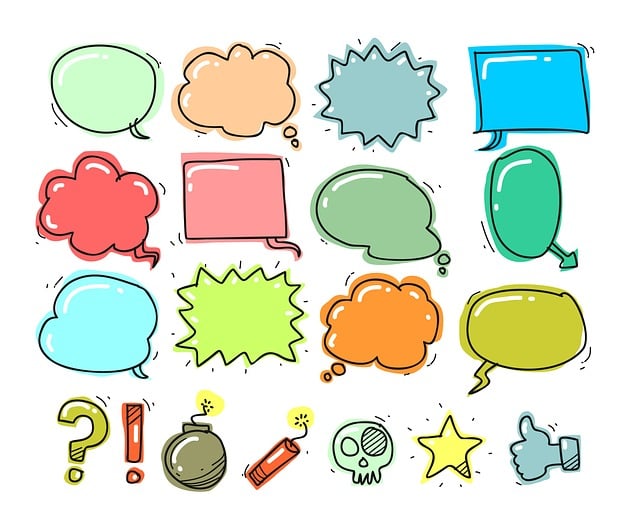 Free set collection balloon illustration