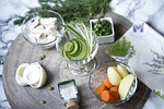 food, table, glass