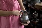 adult, asia, pottery
