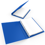 isolated, paper, book