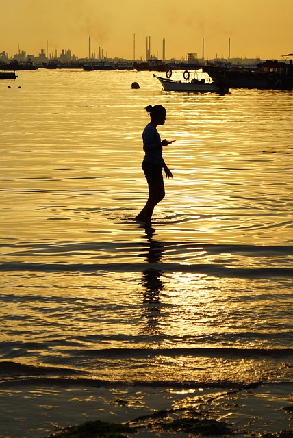 Free Sunset Beach photo and picture