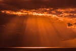 sunset, dusk, sky