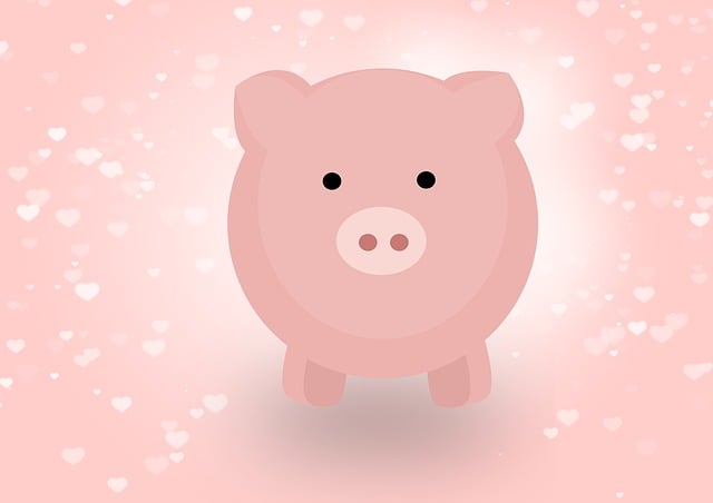 Free pig good slip lucky charm illustration