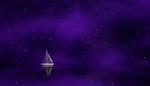 purple, ship, sailing ship